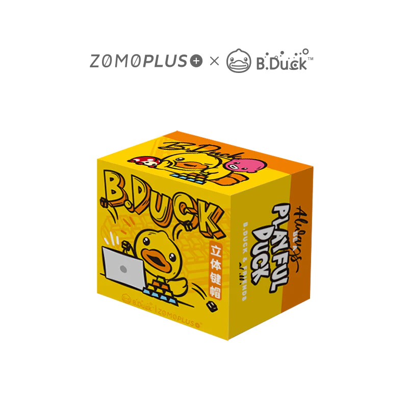 ZOMOPLUS X B Duck 3D Artisan Keycap Blind Box  Single Box Random one out of the ten keycaps