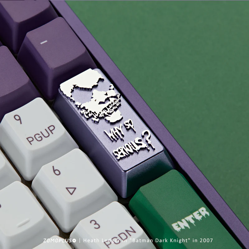 ZOMOPLUS 3rd Joker Artisan Keycap   Joker Purple