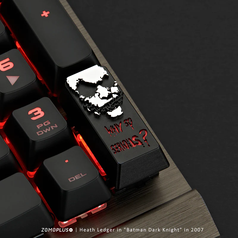 ZOMOPLUS 3rd Joker Artisan Keycap   Joker Black