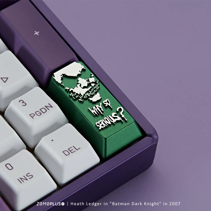 ZOMOPLUS 3rd Joker Artisan Keycap   Joker Green